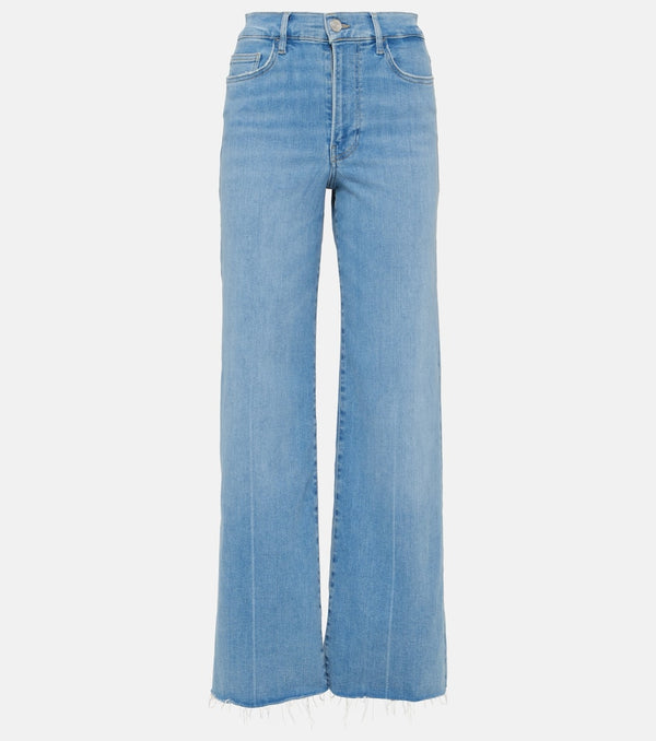 Frame Le Slim Palazzo high-rise wide-leg jeans