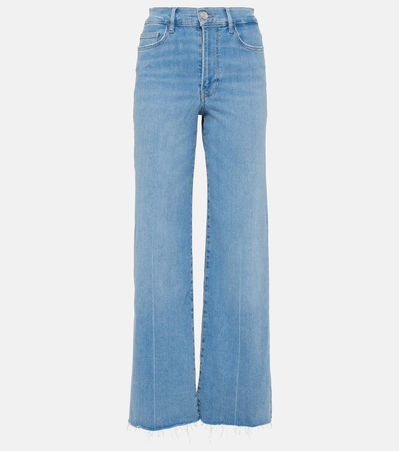 Frame Le Slim Palazzo high-rise wide-leg jeans