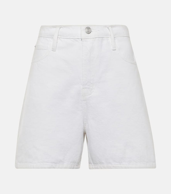 Frame Easy high-rise denim shorts