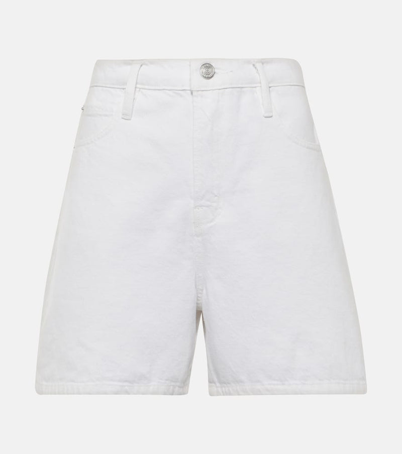 Frame Easy high-rise denim shorts