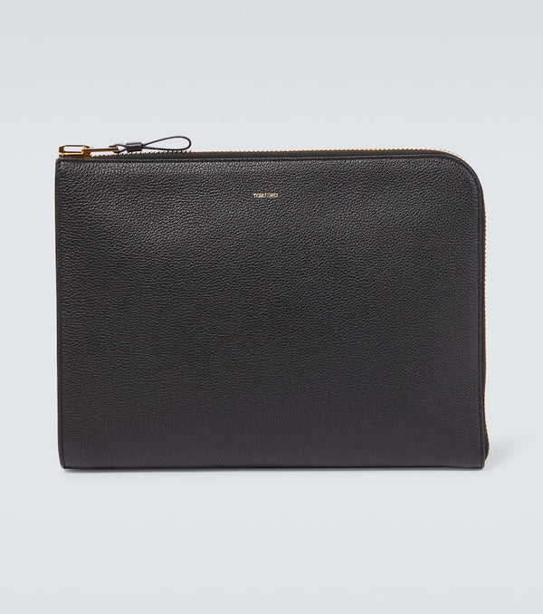 Tom Ford Buckley embossed leather portfolio