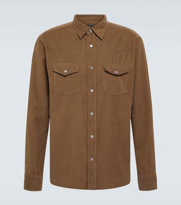 Tom Ford Cotton corduroy Western shirt