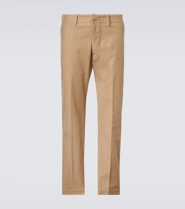 Tom Ford Low-rise cotton-blend chinos