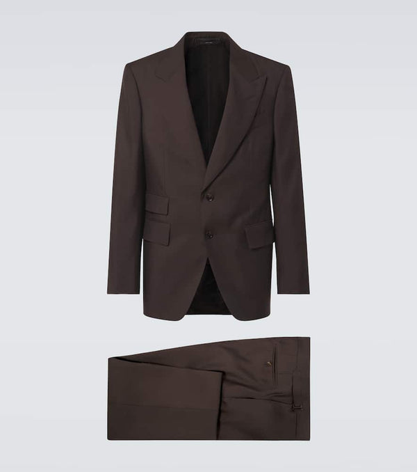 Tom Ford Shelton organza twill suit