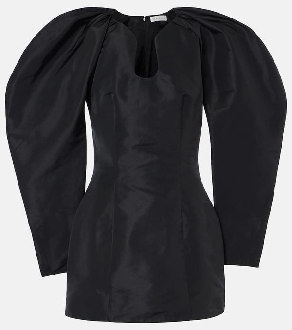 Nina Ricci Pleated taffeta minidress