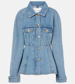 Nina Ricci Peplum denim jacket