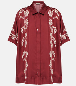 Asceno Montauk silk twill shirt