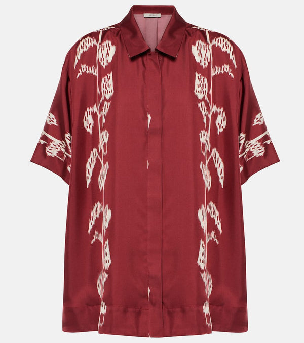 Asceno Montauk silk twill shirt