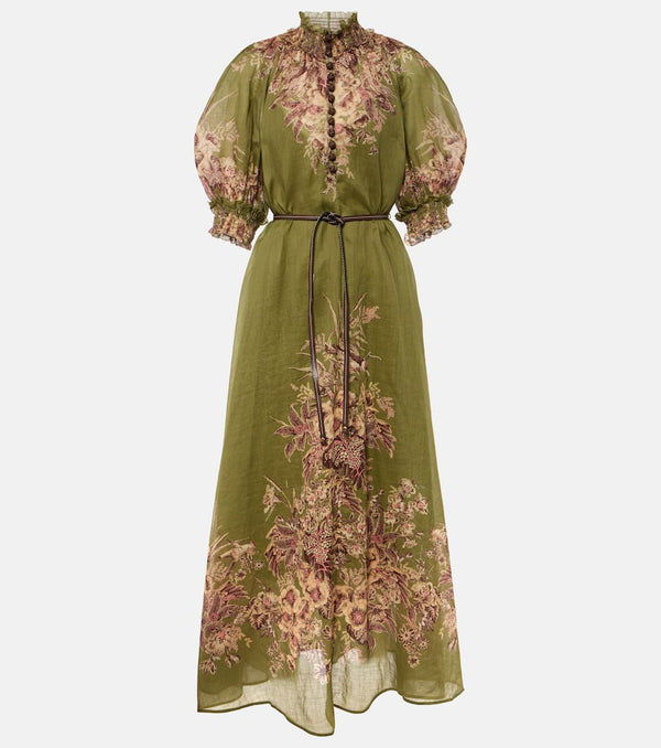 Zimmermann Ottie Swing floral maxi dress | LYBSTORE