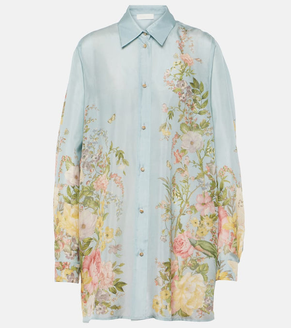 Zimmermann Waverly floral silk shirt