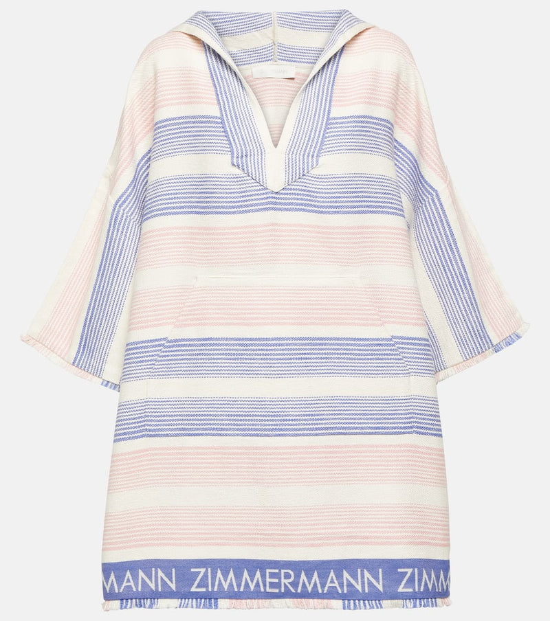 Zimmermann Waverly striped cotton kaftan