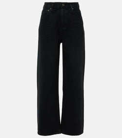 Agolde Ren high-rise cropped straight jeans