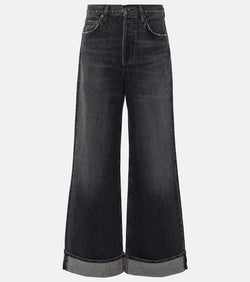 Agolde Dame high-rise wide-leg jeans