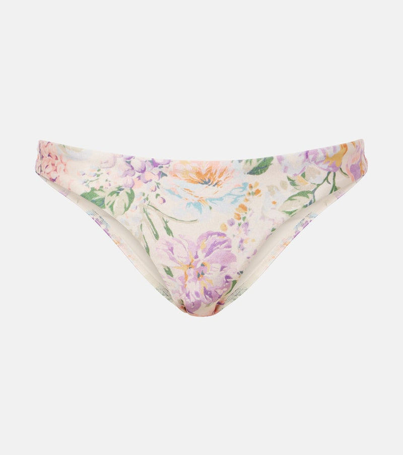 Zimmermann Halliday Skinny floral bikini bottoms