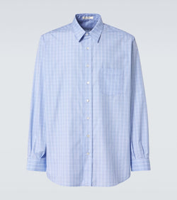 The Row Cardiff checked cotton shirt