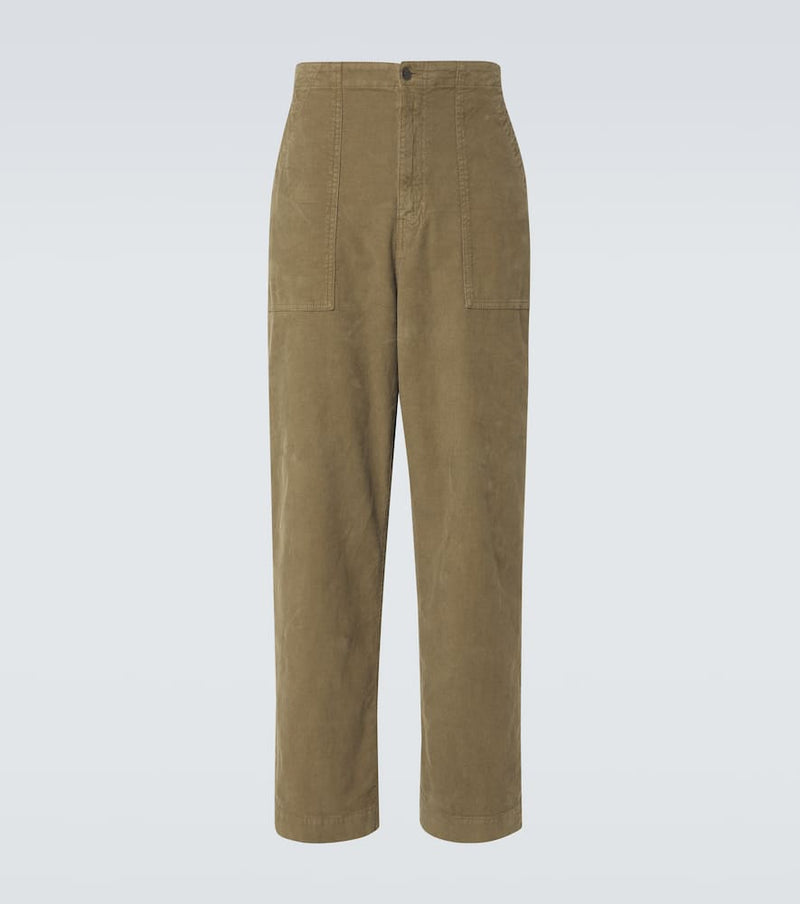 The Row Tapia cotton straight pants