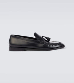 The Row Polished leather loafers