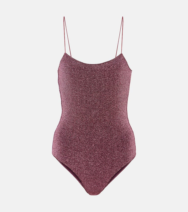 Oséree Lumière lamé swimsuit