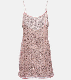 Oséree Netquins slip dress