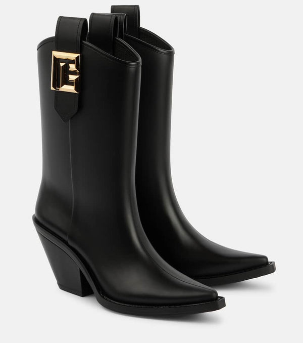 Balmain Tess PB leather cowboy boots