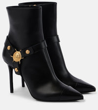 Balmain Eva leather ankle boots