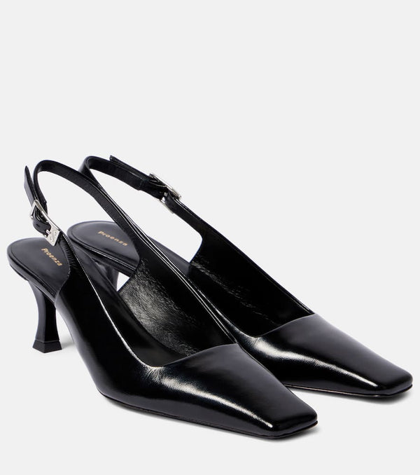 Proenza Schouler 65 leather slingback pumps