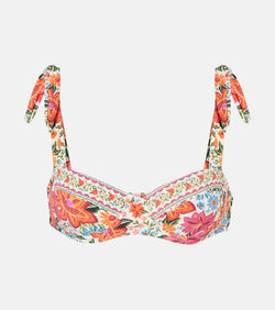 Farm Rio Floral bikini top