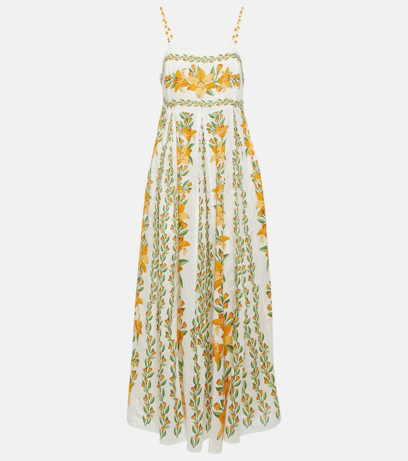 Farm Rio Tropical Lightness cotton maxi dress