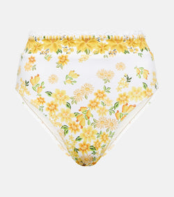 Farm Rio Azaleia floral printed bikini bottoms