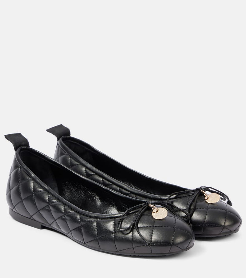 See By Chloé Jodie quilted faux leather ballet flats