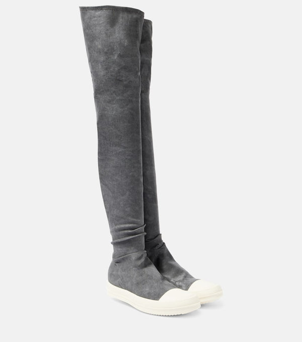 Rick Owens DRKSHDW High Sock denim over-the-knee boots