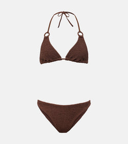 Hunza G Eva shirred bikini