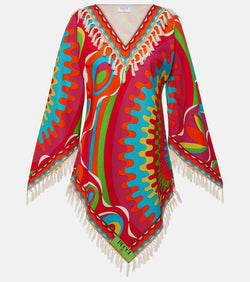 Pucci Bersaglio fringed cotton kaftan