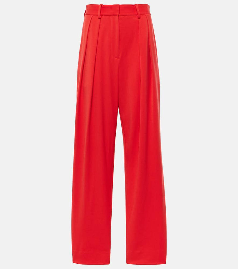 Staud Luisa pleated wide-leg pants