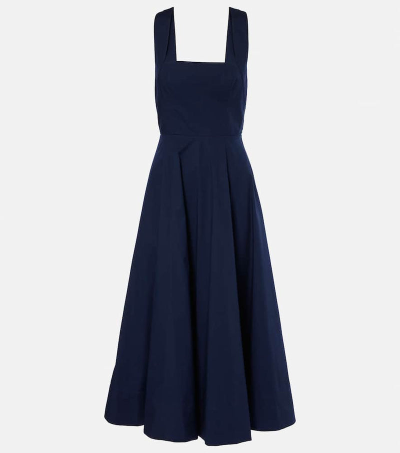 Staud Teresa poplin midi dress