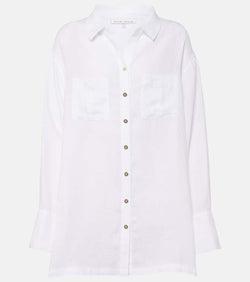 Heidi Klein White Bay linen shirt