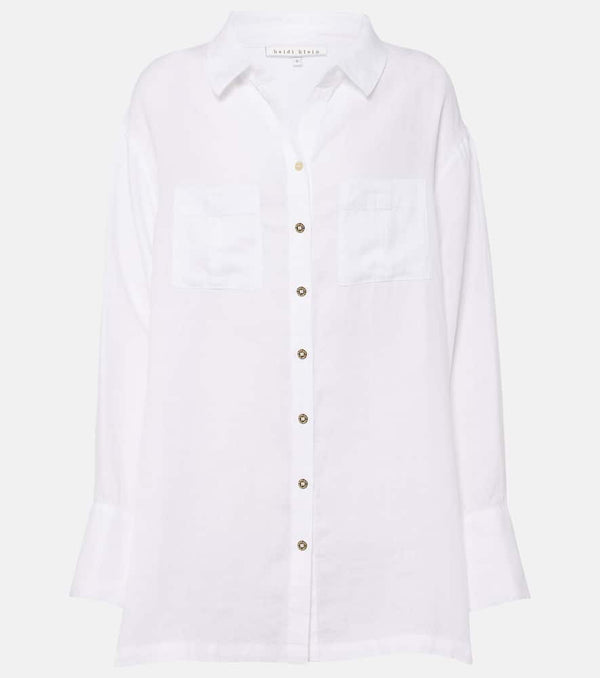 Heidi Klein White Bay linen shirt