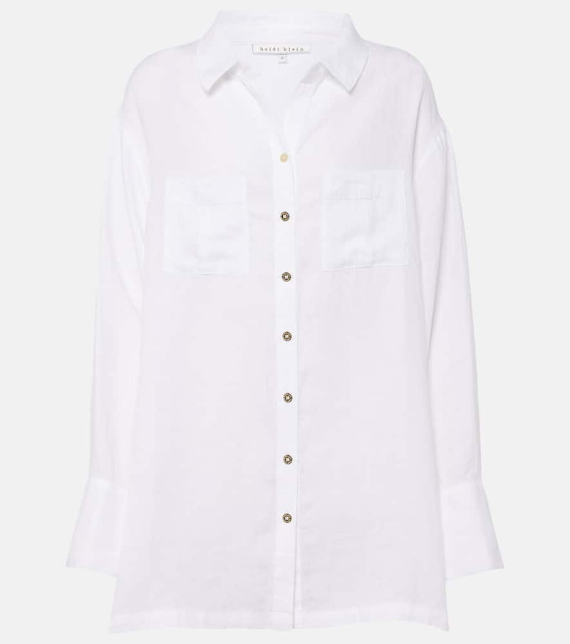 Heidi Klein White Bay linen shirt