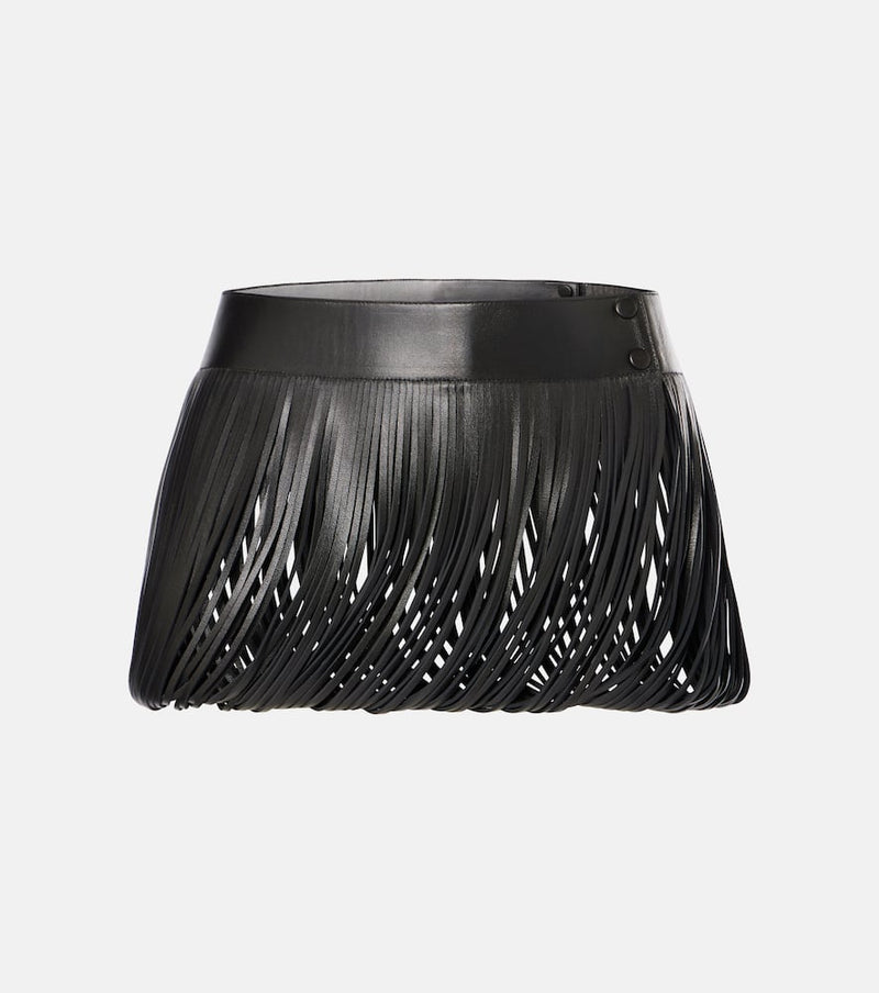 Alaïa Fringed leather belt