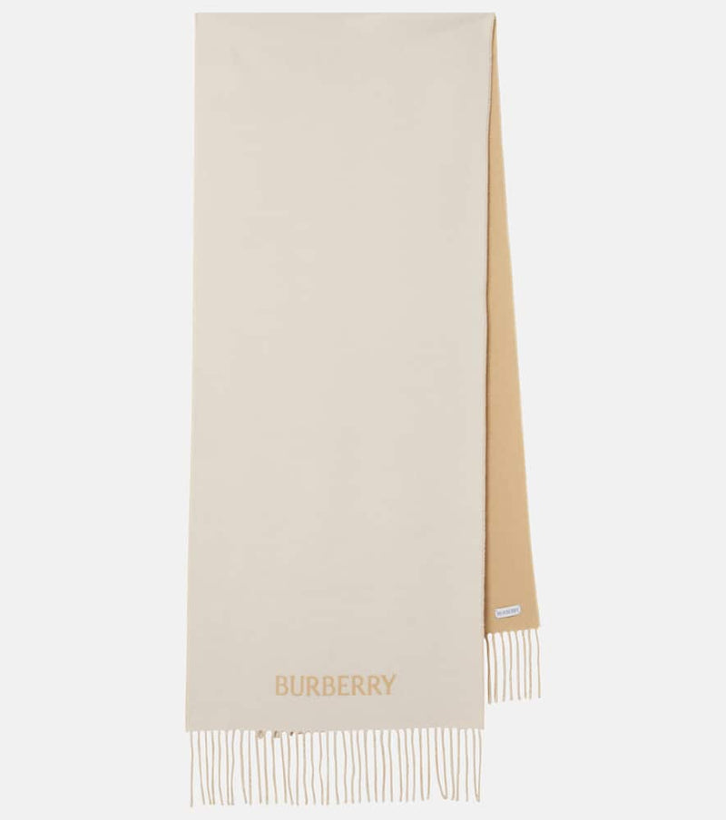 Burberry EKD jacquard cashmere scarf