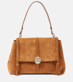 Chloé Penelope Medium braided suede shoulder bag