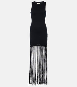 Faithfull Maceio fringed cotton jersey minidress