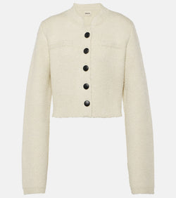 Khaite Ello cropped silk and cashmere jacket