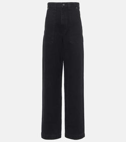 Khaite Hewitt high-rise straight jeans