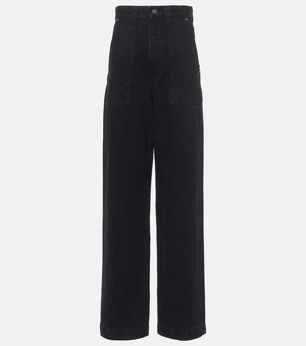 Khaite Hewitt high-rise straight jeans