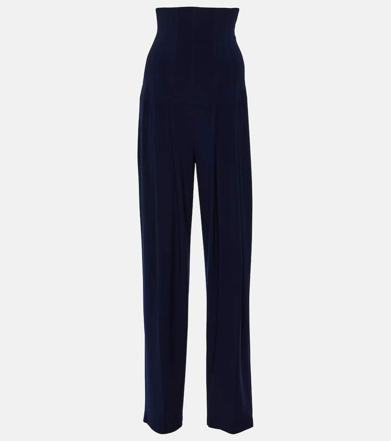 Norma Kamali High-rise wide-leg pants