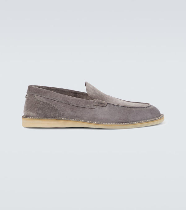 Dolce & Gabbana New Florio Ideal Suede Loafers