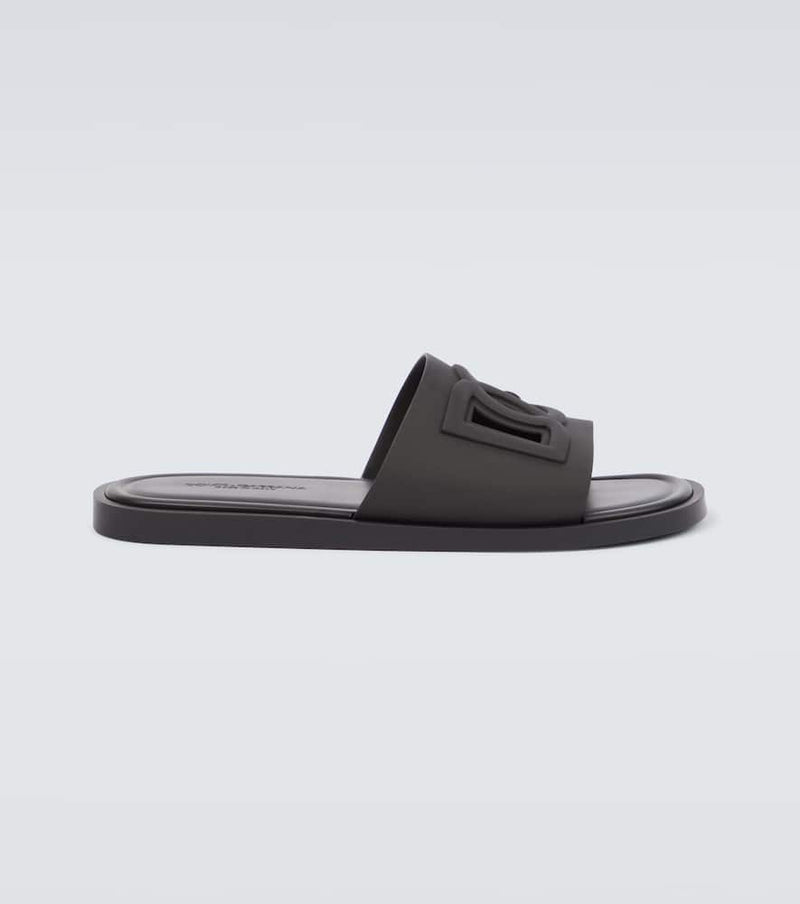 Dolce & Gabbana DG cutout slides