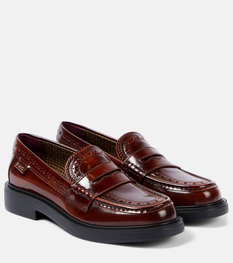 Tod's Leather penny loafers