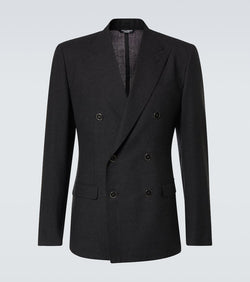 Dolce & Gabbana Double-breasted wool suit jacket